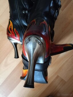 Kožené luxusní boty New Rock - 4