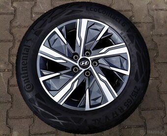 Alu kola originál Hyundai Tucson 5x114,3 R17 KRÁSNÁ SADA - 4
