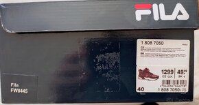 Kotníčkové boty FILA FW8445 vel.40 - 4