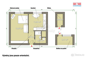 Prodej bytu 1+1, 39 m², Žihle - 4