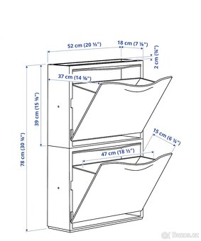 DOVOZ MOŽNÝ 2x 2 páry botniky IKEA TRONES - 4