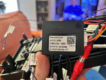 2 Din autoradio Isudar T72 qLed 9” displej Audi A3 - 4