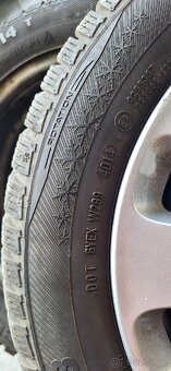 Pneu a kola zimní Fiat 500 175/65 R14 vzorek 6mm - 4