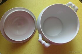 Retro - hrnec, hrníčky, mísa, misky, poháry, sklenice - 4