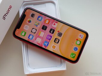 Apple iPhone 11 64GB Červený - ZÁRUKA - 100% BATERIE - TOP - 4