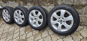 Originál alu ŠKODA O2 5x112 205/55 R16 nové zimní 8mm - 4