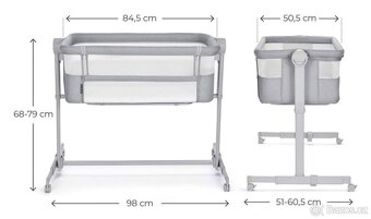 Dětská postýlka Kinderkraft Nestee Up2 - 4
