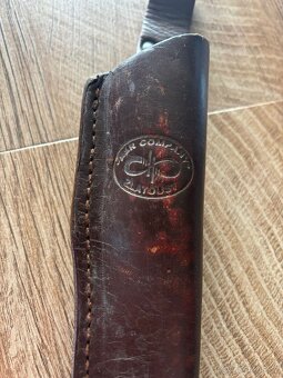 Lovecký nůž A&R Zlatoust RWL-34 – karelská bříza, kožené pou - 4