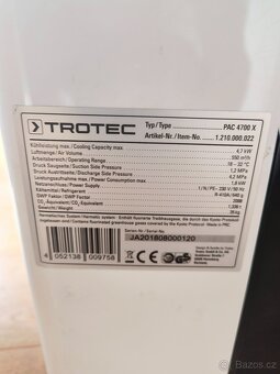 Mobilní klimatizace/čistička vzduchu Trotec pac 4700x - 4
