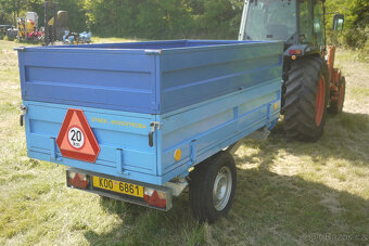 Prodám traktorový vlek Dýnek 1,8 t STK do 2029(cena bez DPH) - 4