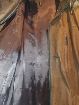 Kožený dámský kabát - 4