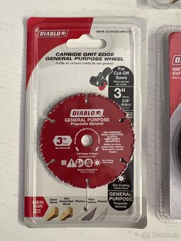 Milwaukee Diablo 3” Cut-Off Disc Nové kotouče na 3 Brusku - 4