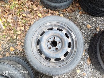 Zimní pneumatiky 185/55 R15 na disku Mercedes Benz A 170. - 4
