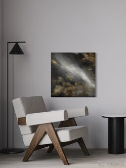 Abstraktní Obraz - 60x60cm - Naděje v temnotě - 4