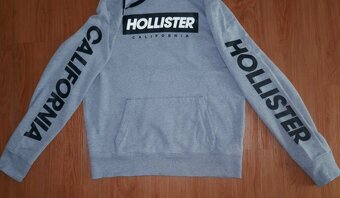 Šedá mikina, vel. L, zn. Hollister - 4