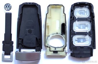 Klíč Volkswagen Passat B6 / B7  Cena za 1 kus = 250kč.  Klíč - 4