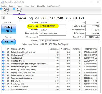 Samsung 860 EVO - 2,5" - SATA - 250GB - 4
