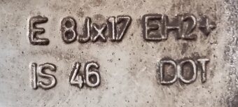 Alu kola BMW X3 235/55R17 Elektrony - 4