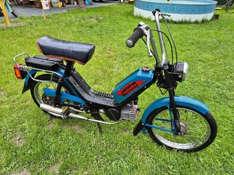 Babetta 210 s kartičkou, modrá s prodlouženým sedlem 2. - 4