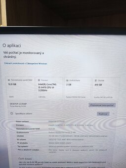 Levný PC i na hry i5/RX550 2gb/ 12gb Ram/SSD - 4