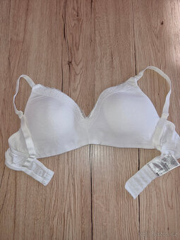 2 ks MAMA podprsenka na kojení zn.H&M vel.80B+prsní vložky - 4