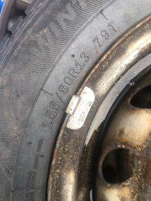 Kola plechové s pneu zimni nové 4×100 - 4