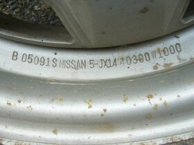 Disky plechové 14" na Nissan 2 kusy - 4