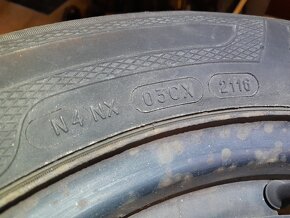 4x disky Kia s pneu na dojeti - 185/65/R15, cena dohromady - 4