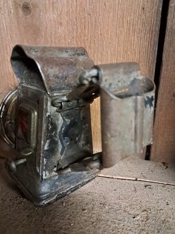 Historické kolo - petrolejová lampa MILLER - 4