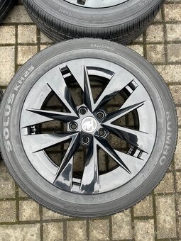 ORIGINÁL Alu Škoda ROTARE R17, 5x112 - TOP STAV, LETNÍ - 4