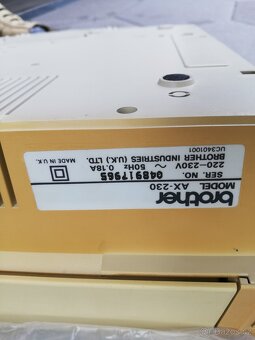 RETRO elektrický psací stroj Brother AX -230 - 4