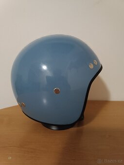 Stará přilba, helma - modrá - 4
