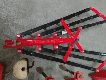 Vari příslušenství,kypřič, brány, závaží, plečka - 4