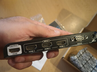 4k hdmi switch, přepínač HDMI vstupů - 4