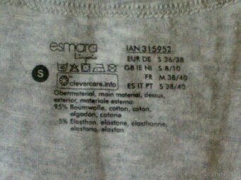 Nový dámský top ESMARA Lingerie - Tílko - vel. S 36/38 - 4