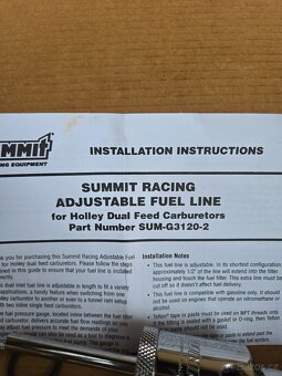 Holley - Nastav. palivové hadice Summit Racing™ SUM-G3120-2 - 4