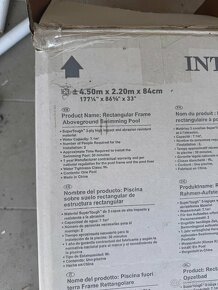 Bazén INTEX Metal Frame 4,50 x 2,20 x 0,84m bez filtrace - 4