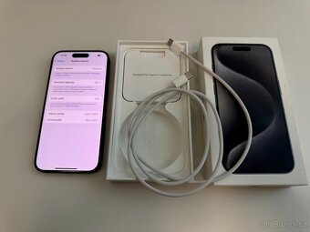 iPhone 15 Pro 128GB CZ ZÁRUKA TOP STAV - 4