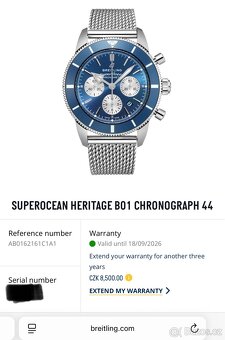 BREITLING SUPEROCEAN HERITAGE B01 CHRONOGRAPH 44 - 4
