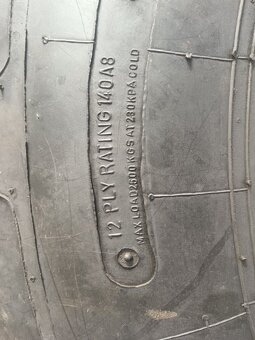 16,9-30  Dvě obutá kola Zetor Pneu nové. - 4