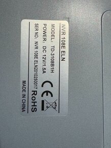 8 kanálový NVR pro IP kamery; PoE TD-3308H1-8P-A2 - 4