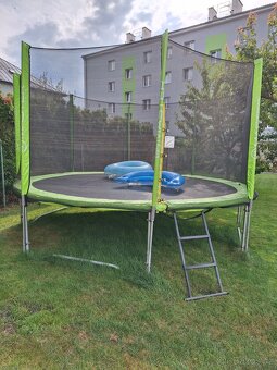 TRAMPOLÍNA MASTER 426 CM - SET (TRAMPOLÍNA + OCHRANNÁ SÍŤ + - 4