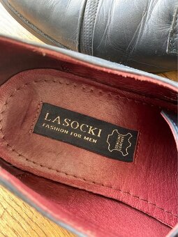 Elegantní kožené pánske boty LASOCKI vel. 43 - 4