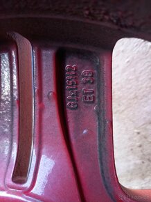 Alu kola 6Jx15 ET 38 5x112 zimní pneu 195/65R15 - 4