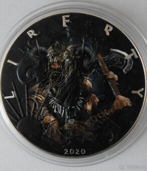 Stříbrné mince American Eagle 1 oz dva druhy - 4