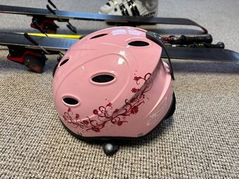 Dětské lyže Atomic 100cm, hůlky 90, boty vel.35/36, helma - 4