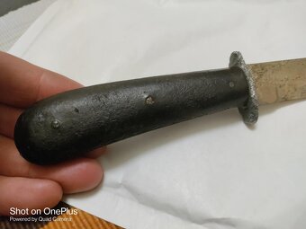 ÚTOČNÝ NUŽ TZV.BOŤÁK PUMA-SOLINGEN CCA 1942 VČETNĚ POCHVY - 4