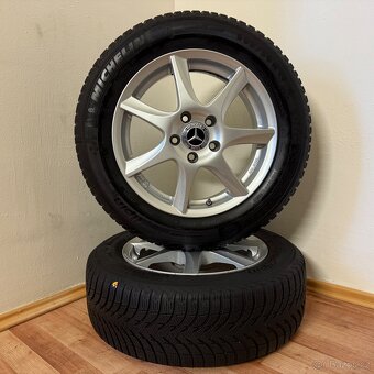 MERCEDES A/B/CLA 5x112 R16 ET44+ZIMNÍ 205/60R16 6,5/6mm - 4