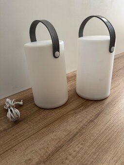 Venkovní LED lampičky Tchibo – 2 ks, nabíjecí - 4