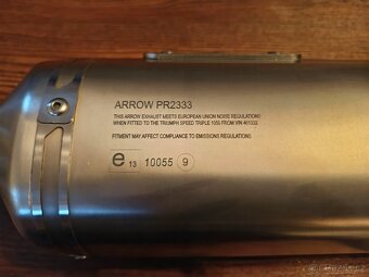 Výfuky Arrow Triumph Speed Triple - 4